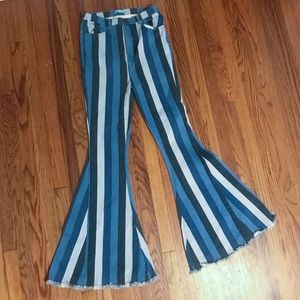 Show me your mumu Berkeley bellbottoms zip up